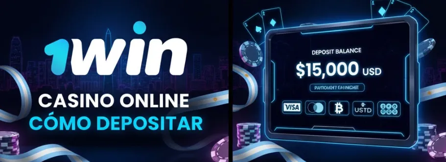 Depósitos y retiros en 1win casino Argentina